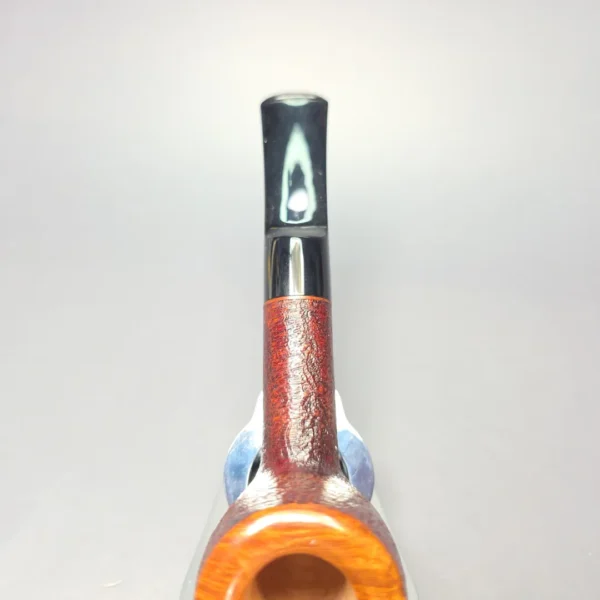 Buckeye Hand Made Partially Sandblasted Billiard Briar Pipe, New - Image 5