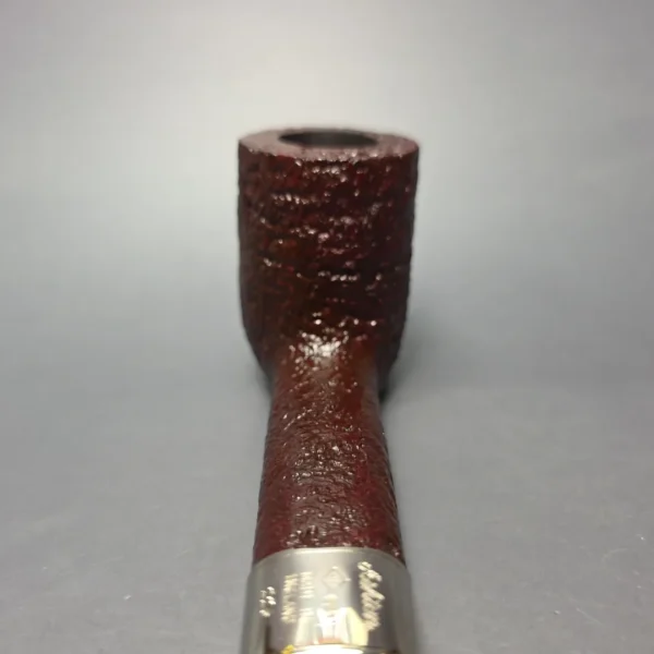 Ashton Brindle LX Sandblasted Canadian w/ Silver Handmade Briar Pipe, New - Image 6