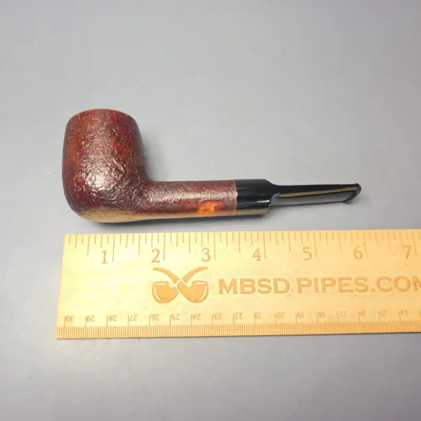 Buckeye Hand Made Partially Sandblasted Billiard Briar Pipe, New - Image 6