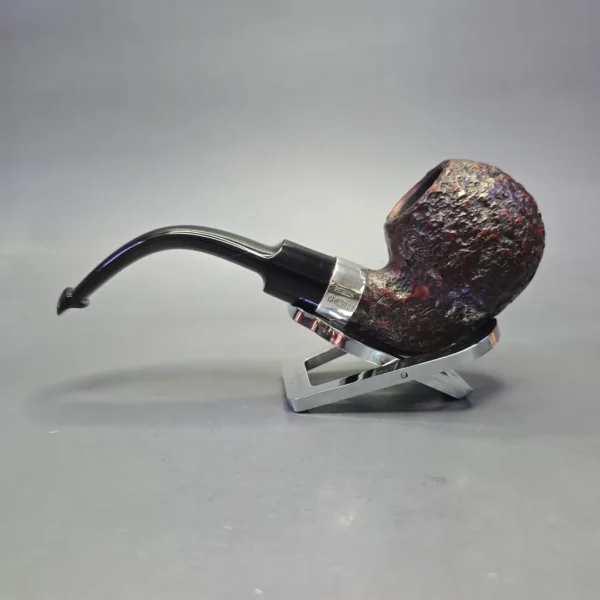 Peterson Sherlock Holmes Lestrade Rusticated Apple with Silver (Estate) - Image 4