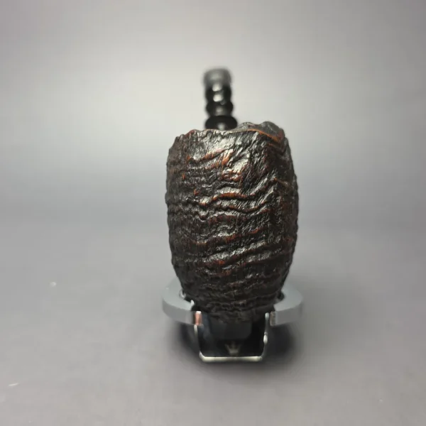 Ben Wade (Preben Holm) Danish Hand Model 100 XXL Sandblasted Oom Paul w/ Vulcanite Estate Briar Pipe, Danish Estates - Image 3