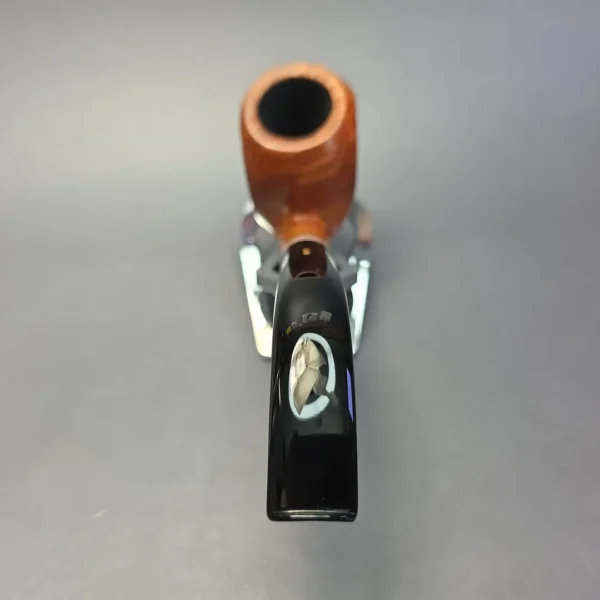 Radice Rind G O Partially Rusticated Paneled Acorn Estate Briar Pipe, Italian Estates - Image 7