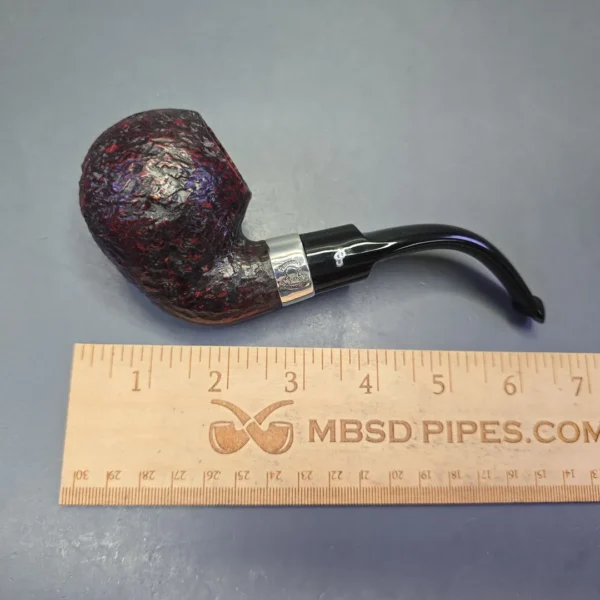 Peterson Sherlock Holmes Lestrade Rusticated Apple with Silver (Estate) - Image 10