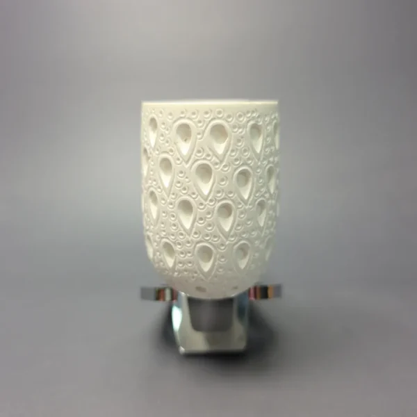 MBSD Meerschaum Silver Lattice Billiard Reverse Calabash Block Meerschaum Pipe, New - Image 4