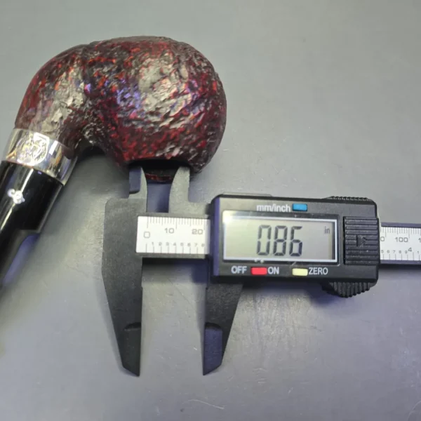 Peterson Sherlock Holmes Lestrade Rusticated Apple with Silver (Estate) - Image 11