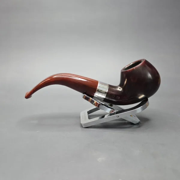 Peterson Irish Harp 03 Smooth Apple w/ Silver Briar Pipe, New - Image 4