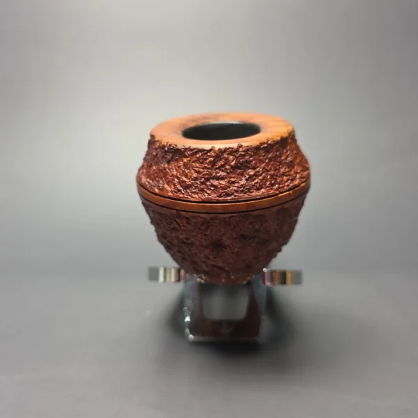Ardor Urano Partially Rusticated Bulldog Estate Briar Pipe, Italian Estates - Image 3