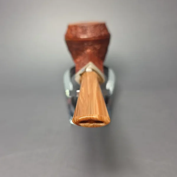 Ardor Urano Partially Rusticated Bulldog Estate Briar Pipe, Italian Estates - Image 5