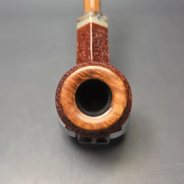 Ardor Urano Partially Rusticated Bulldog Estate Briar Pipe, Italian Estates - Image 7