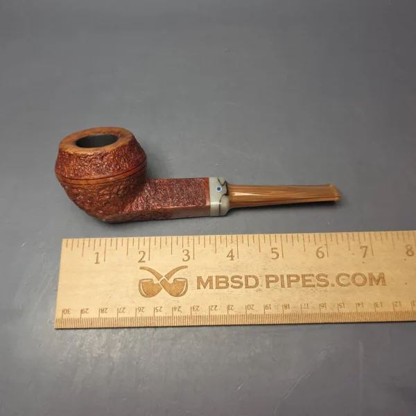 Ardor Urano Partially Rusticated Bulldog Estate Briar Pipe, Italian Estates - Image 11