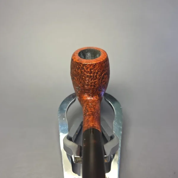 Bruno Nuttens Heritage H1 Partially Sandblasted "Holbek" Acorn Briar Pipe, New - Image 6