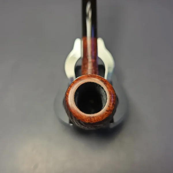 Bruno Nuttens Heritage H1 Partially Sandblasted "Holbek" Acorn Briar Pipe, New - Image 7