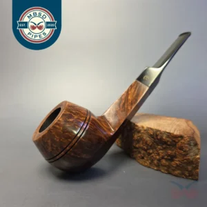 James Upshall B Grade EXL Smooth Bulldog Estate Briar Pipe, Unsmoked