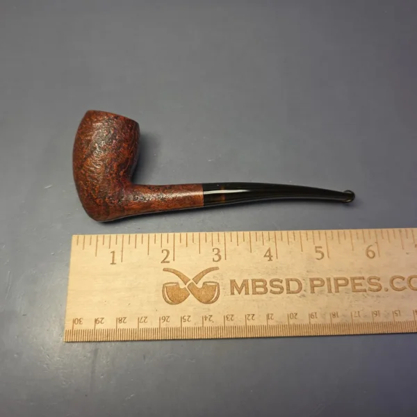 Bruno Nuttens Heritage H1 Partially Sandblasted "Holbek" Acorn Briar Pipe, New - Image 10