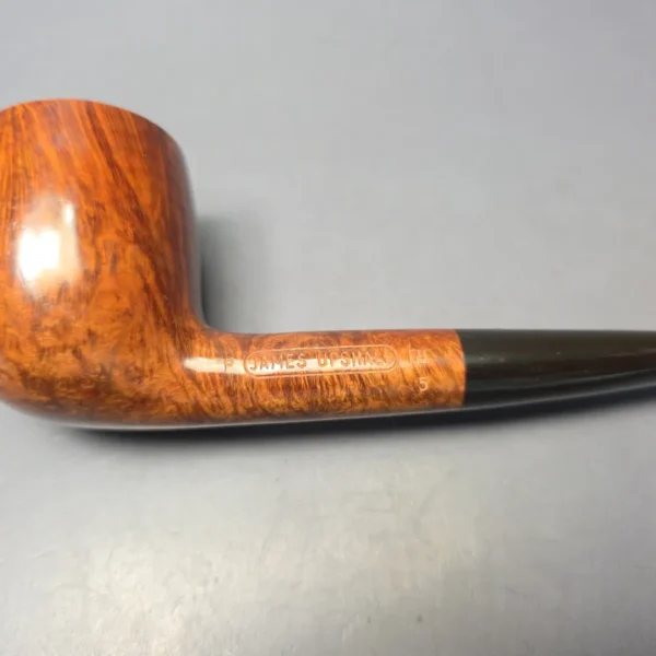 James Upshall P Grade Group 5 Smooth Billiard Estate Briar Pipe, Unsmoked - Image 10