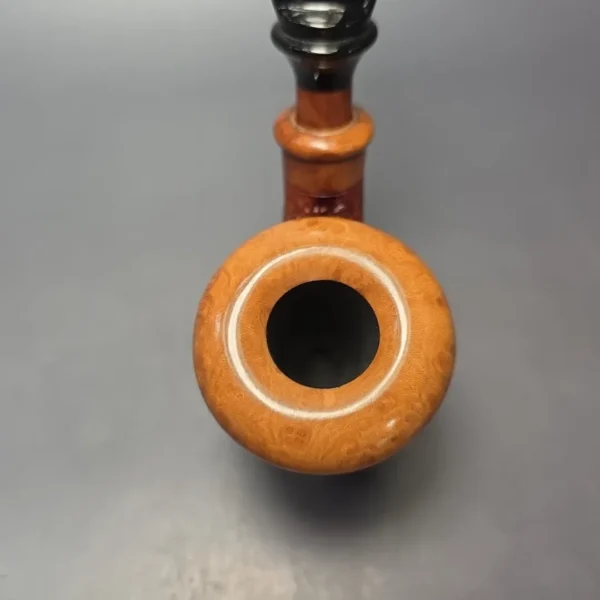 Ser Jacopo Pre-1994 Delecta Maxima R1 Partially Rusticated Calabash Estate Briar Pipe, Unsmoked - Image 8