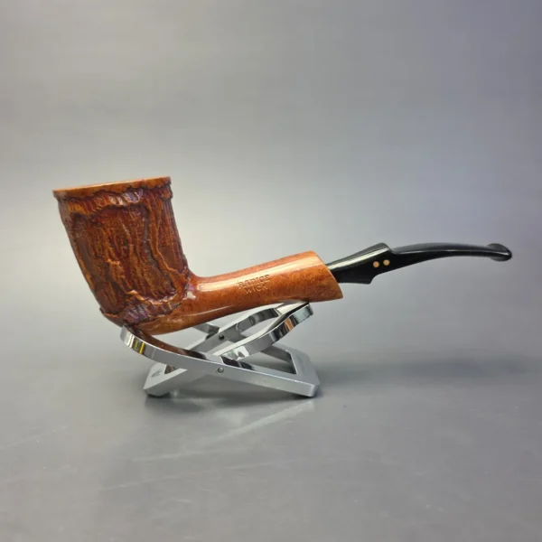 Radice Wick Wax Drip Rusticated Dublin Estate Briar Pipe, Italian Estates - Image 4