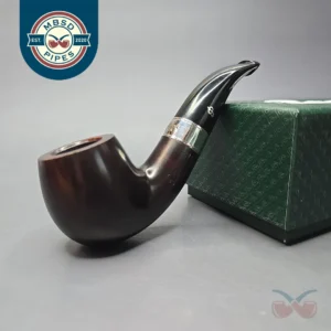 Peterson 160th Anniversary Pat. B Heritage Smooth Bent Billiard Briar Pipe, New