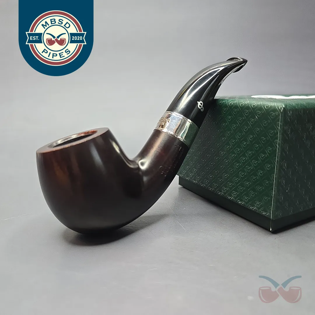 Peterson 160th Anniversary Pat. B Heritage Smooth Bent Billiard Briar Pipe, New