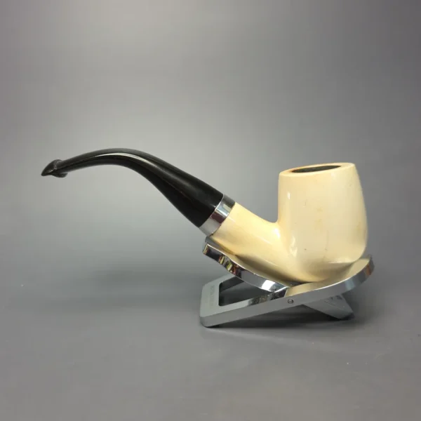 Peterson 2006 Turkish Block Meerschaum Bent Billiard Pipe, Irish Estates - Image 9