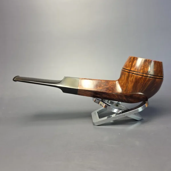 James Upshall B Grade EXL Smooth Bulldog Estate Briar Pipe, Unsmoked - Image 4