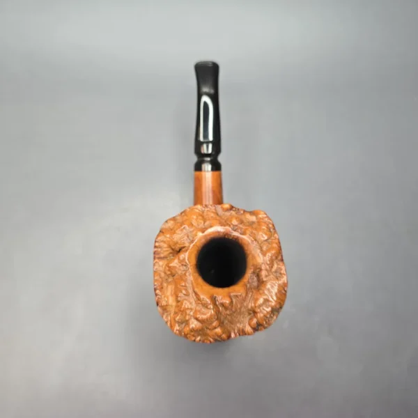 Don-Lou (Dominic Cazzetta) XL Partially Rusticated Freehand Dublin Estate Briar Pipe - Image 8