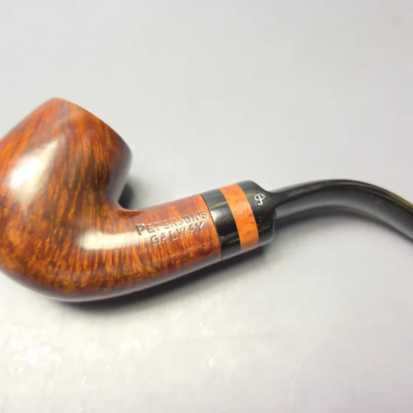 Peterson (c.1980s) Galway 221 Smooth Bent Estate Briar Pipe, Irish Estates - Image 5