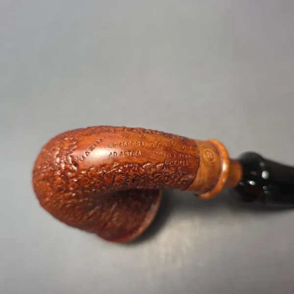 Ser Jacopo Pre-1994 Delecta Maxima R1 Partially Rusticated Calabash Estate Briar Pipe, Unsmoked - Image 4