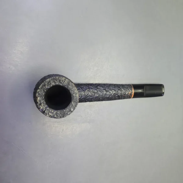 Savinelli Baronet Bruyere 803 EX Rusticated Lumberman Estate Briar Pipe, Unsmoked - Image 8
