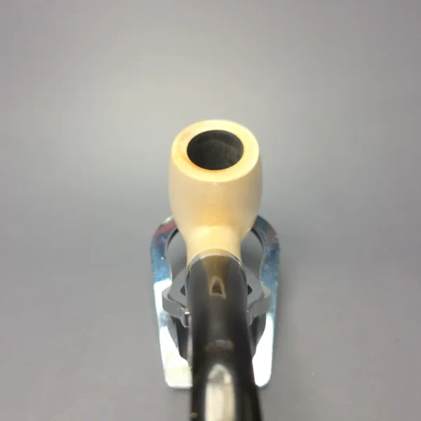 Peterson 2006 Turkish Block Meerschaum Bent Billiard Pipe, Irish Estates - Image 7