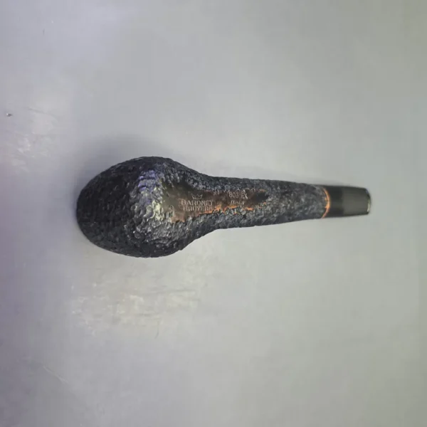 Savinelli Baronet Bruyere 803 EX Rusticated Lumberman Estate Briar Pipe, Unsmoked - Image 9