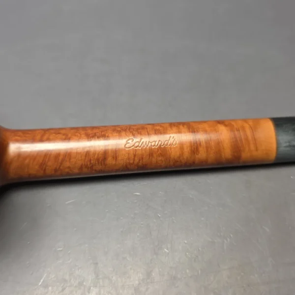Edward’s XL Smooth Canadian w/ Acrylic Estate Briar Pipe, American Estates - Image 9