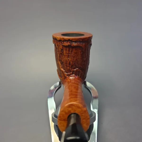 Radice Wick Wax Drip Rusticated Dublin Estate Briar Pipe, Italian Estates - Image 8