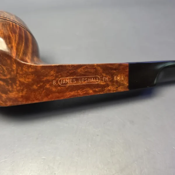 James Upshall B Grade EXL Smooth Bulldog Estate Briar Pipe, Unsmoked - Image 9