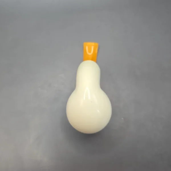 MBSD Meerschaum Silver Double Silver Smooth Oom Paul Reverse Calabash Block Meerschaum Pipe, New - Image 11