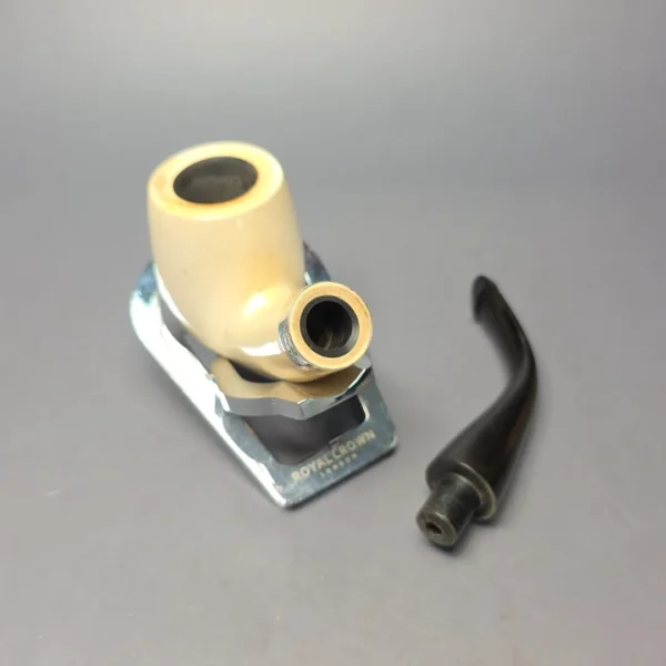 Peterson 2006 Turkish Block Meerschaum Bent Billiard Pipe, Irish Estates - Image 3