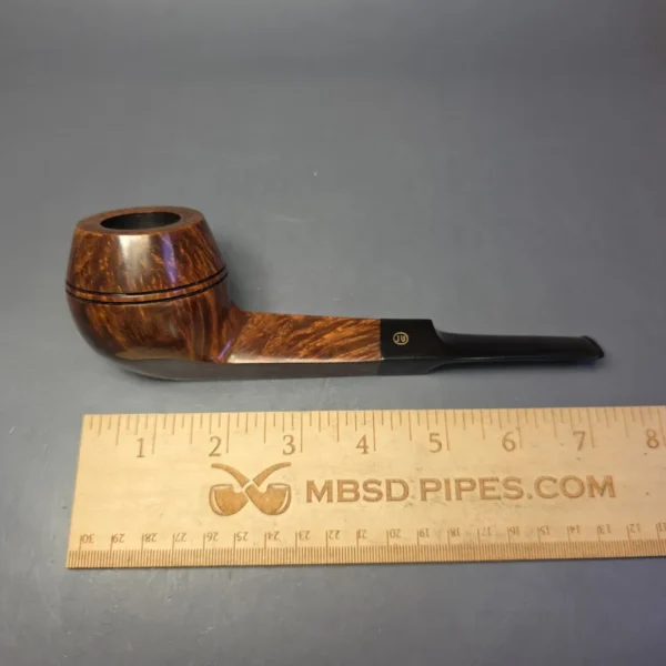 James Upshall B Grade EXL Smooth Bulldog Estate Briar Pipe, Unsmoked - Image 10