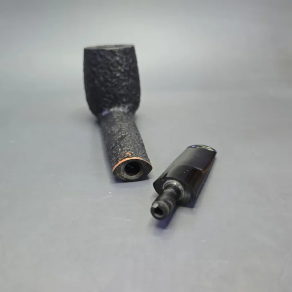 Savinelli Baronet Bruyere 803 EX Rusticated Lumberman Estate Briar Pipe, Unsmoked - Image 13