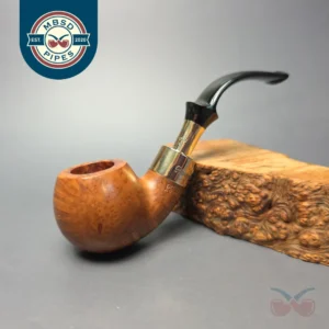 Peterson 1980 Gold Spigot 03S Smooth Apple Estate Briar Pipe, Unsmoked