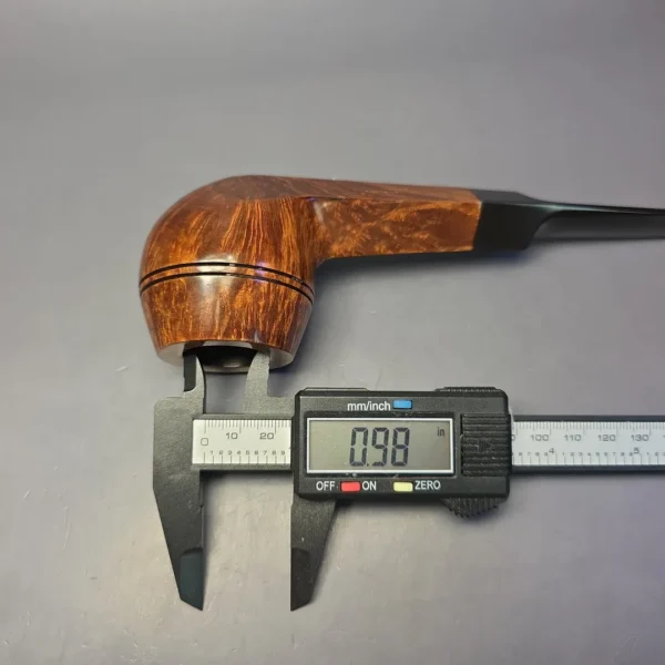 James Upshall B Grade EXL Smooth Bulldog Estate Briar Pipe, Unsmoked - Image 11