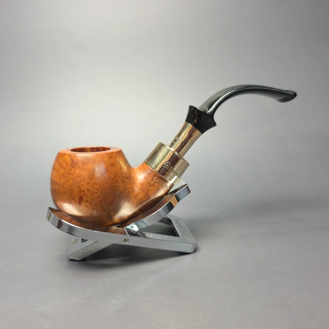 Peterson 1980 Gold Spigot 03S Smooth Apple Estate Briar Pipe, Unsmoked - Image 2