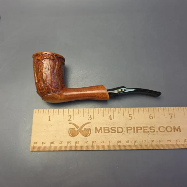 Radice Wick Wax Drip Rusticated Dublin Estate Briar Pipe, Italian Estates - Image 13