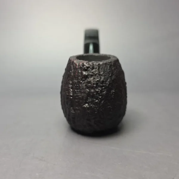 Stanwell Pre-2010 Zebrano 06 Sandblasted Apple Sitter Estate Briar Pipe, Unsmoked - Image 3