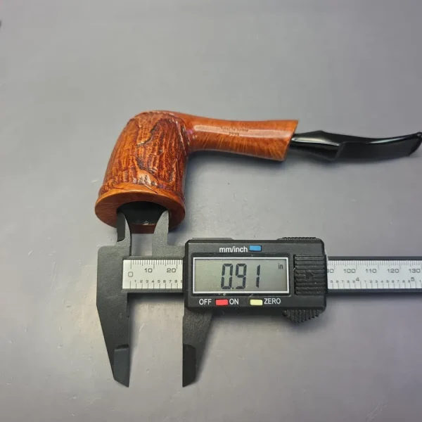 Radice Wick Wax Drip Rusticated Dublin Estate Briar Pipe, Italian Estates - Image 14