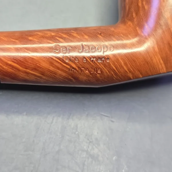 Ser Jacopo La Fuma XL Smooth Cutty Sitter Estate Briar Pipe, Italian Estates - Image 7