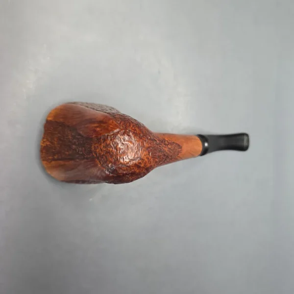 Don-Lou (Dominic Cazzetta) XL Partially Rusticated Freehand Dublin Estate Briar Pipe - Image 9