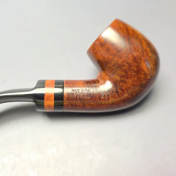 Peterson (c.1980s) Galway 221 Smooth Bent Estate Briar Pipe, Irish Estates - Image 6