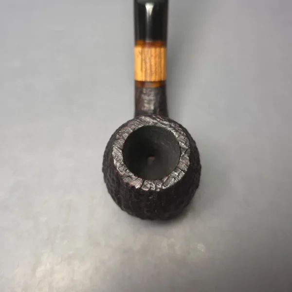 Stanwell Pre-2010 Zebrano 06 Sandblasted Apple Sitter Estate Briar Pipe, Unsmoked - Image 5