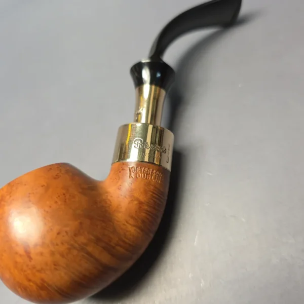 Peterson 1980 Gold Spigot 03S Smooth Apple Estate Briar Pipe, Unsmoked - Image 9