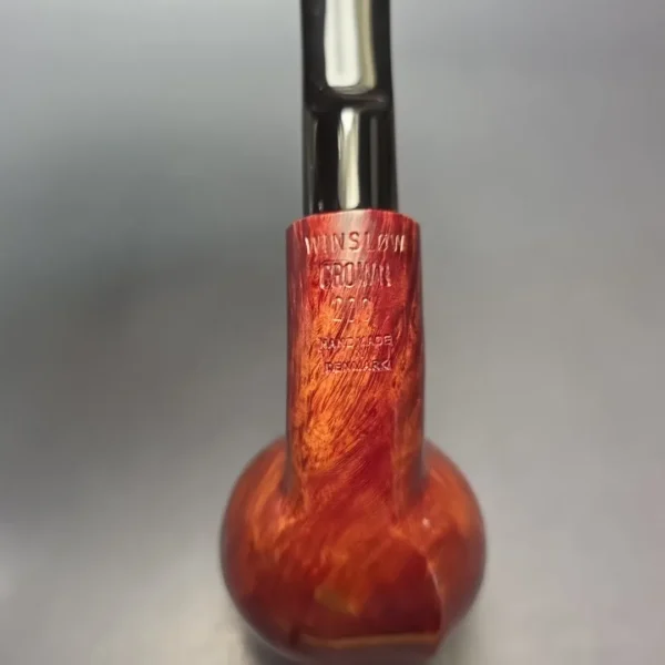 Poul Winslow Crown 200 Smooth Asymmetric Egg Estate Briar Pipe, Unsmoked - Image 9
